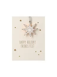 RAEDER | Adorno navideño MINI-ORNAMENT Estrella | Oro