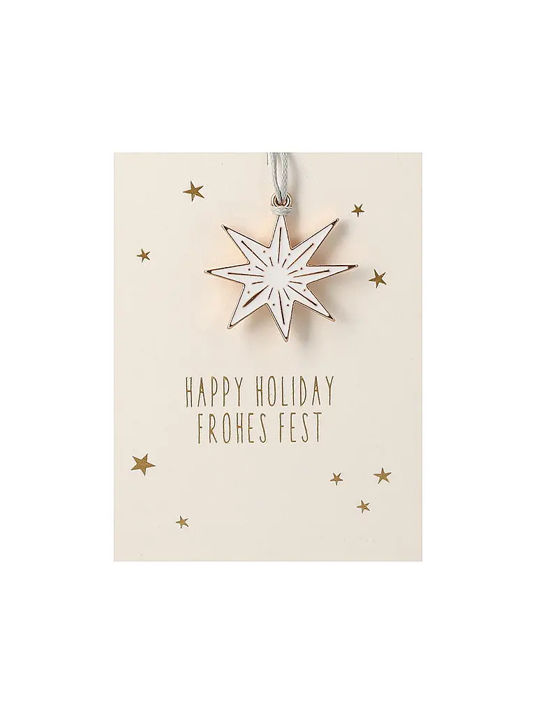 RAEDER | Adorno navideño MINI-ORNAMENT Estrella | Oro