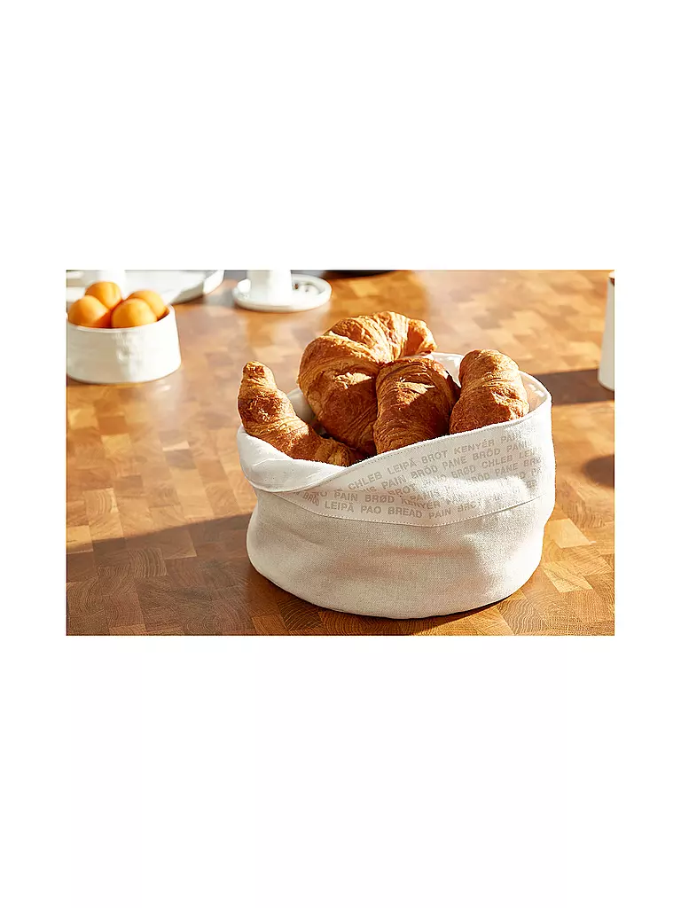 RAEDER | Brotkorb RAUMPOESIE 23,5x13,5cm Frühstück | Blanco