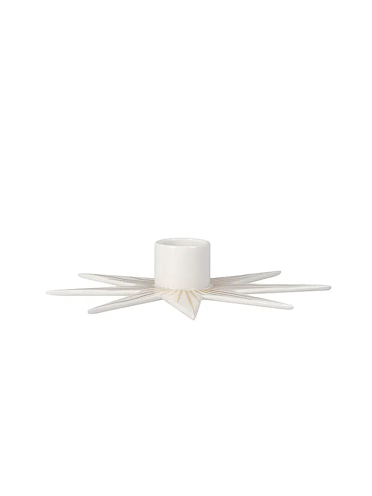 RAEDER | Candelabro navideño brillo/dorado | Oro
