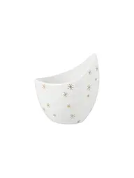 RAEDER | Candelabro navideño de luz de té, luz de luna y estrellas | Blanco