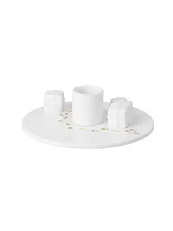 RAEDER | Candelabro navideño Taller de Papá Noel | Blanco