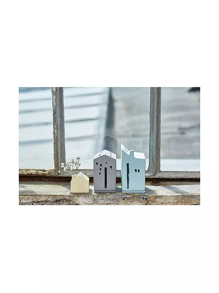 RAEDER | Casa de luz 6,3x7x11cm Azul | Azul claro