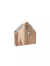 RAEDER | Casa de servilletas de madera grande 22x21,5cm | Marrón