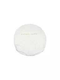 RAEDER | Cojín ZEN SPIRIT 50cm redondo Choose Happy | Blanco