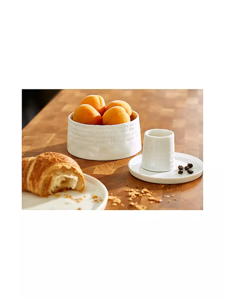 RAEDER | Cuenco RAUMPOESIE 13x6cm Desayuno | Blanco