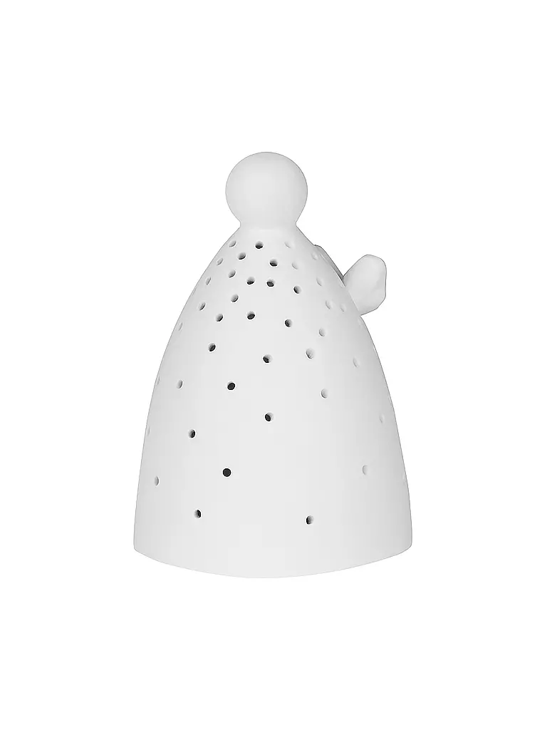 RAEDER | Decoración navideña LED Ángel Mini 5,7x8,2cm Blanco | Blanco