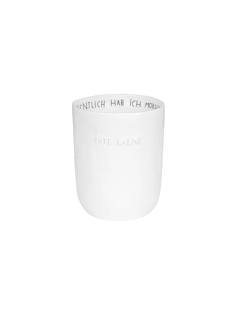 RAEDER | DINING Taza de desayuno buen humor 400ml | Blanco