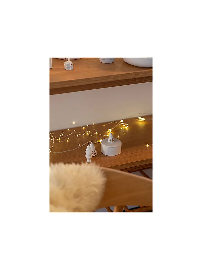 RAEDER | Dosis navideña Santas Feinschliff | Blanco