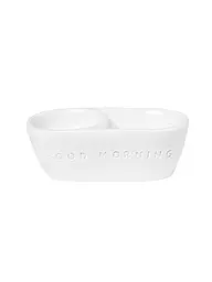 RAEDER | Eierbecher GOOD MORNING 9,5x3,5cm Blanco | Blanco