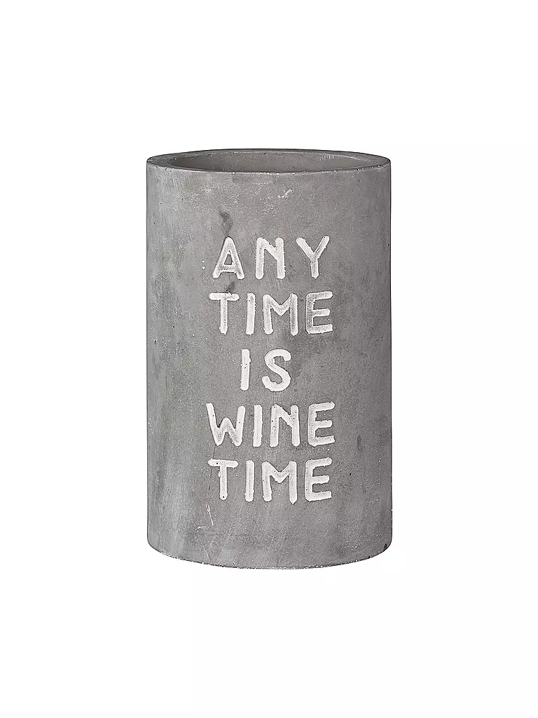 RAEDER | Enfriador de botellas de hormigón 21cm "Any Time" | grau