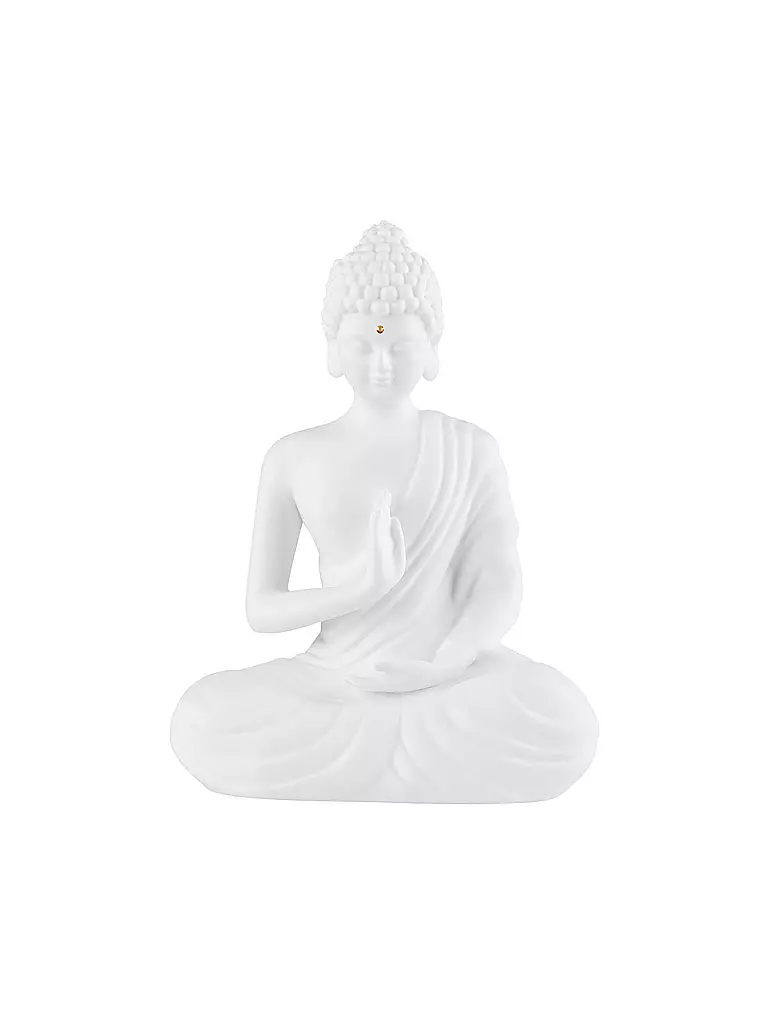 RAEDER | Figura de Buda sentada pequeña ZEN SPIRIT | Blanco
