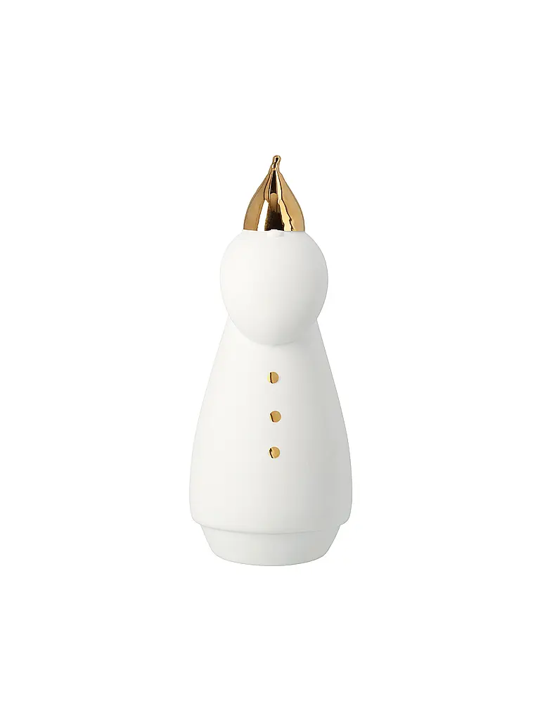 RAEDER | Figura navideña LED de Papá Noel con abrigo | Blanco