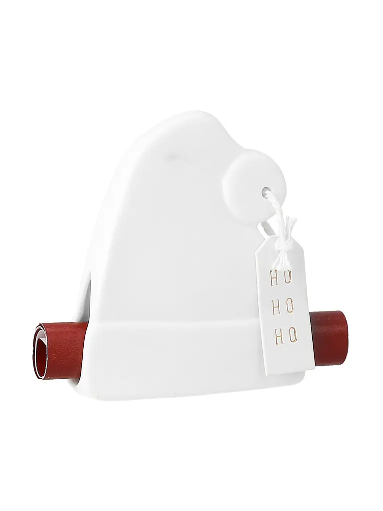 RAEDER | Gorro navideño con tarjeta de atención | Blanco