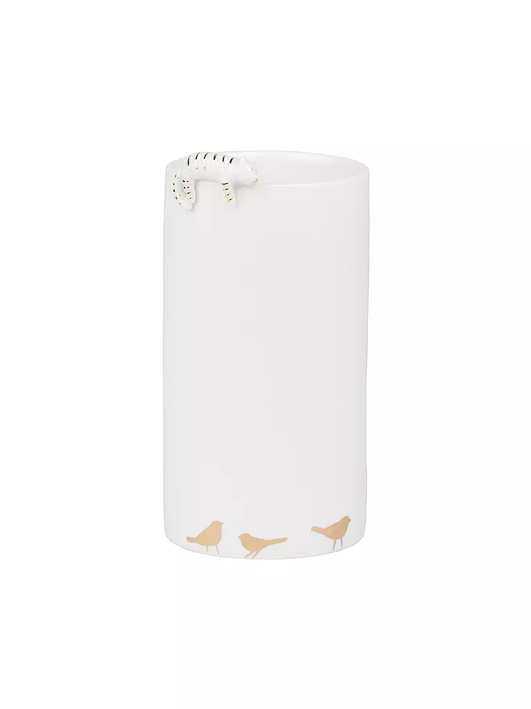 RAEDER | Jarrón Gato 7x14cm | Blanco