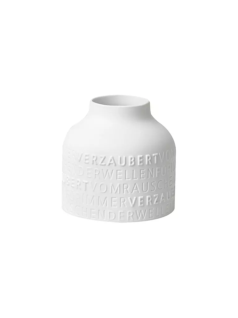 RAEDER | Jarrón PARA SIEMPRE ENCANTADO 17,5x17cm Blanco | Blanco
