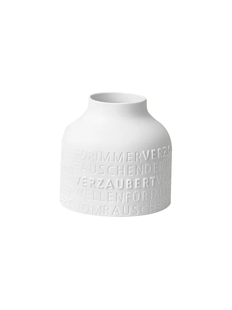 RAEDER | Jarrón PARA SIEMPRE ENCANTADO 17,5x17cm Blanco | Blanco