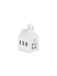 RAEDER | Lichthaus Kapelle pequeño 8x7x14cm | Blanco