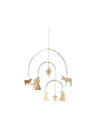 RAEDER | Móvil navideño con Belén y animales | Oro