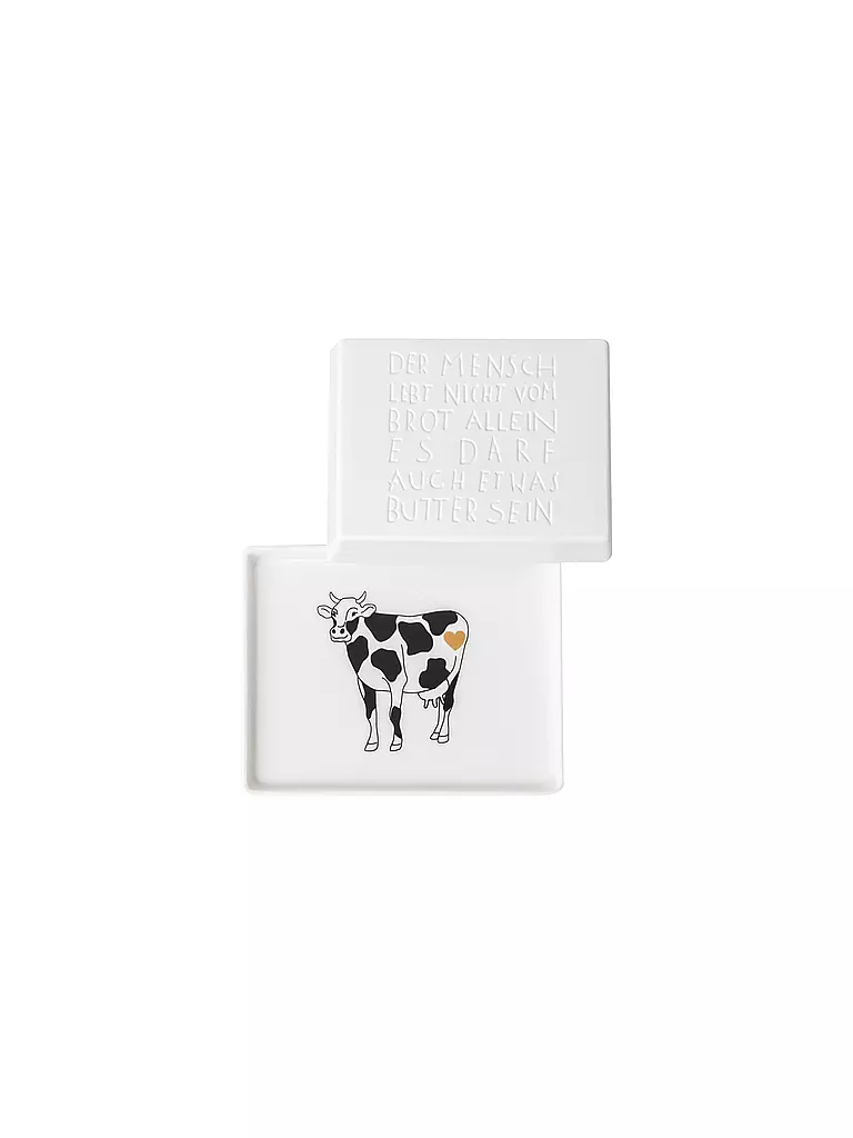 RAEDER | Mantequillera grande 250g Blanca | Blanco