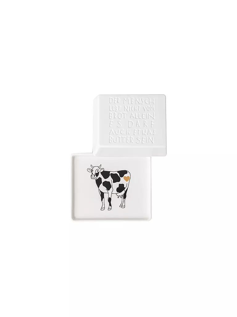 RAEDER | Mantequillera pequeña 125g Blanco | Blanco