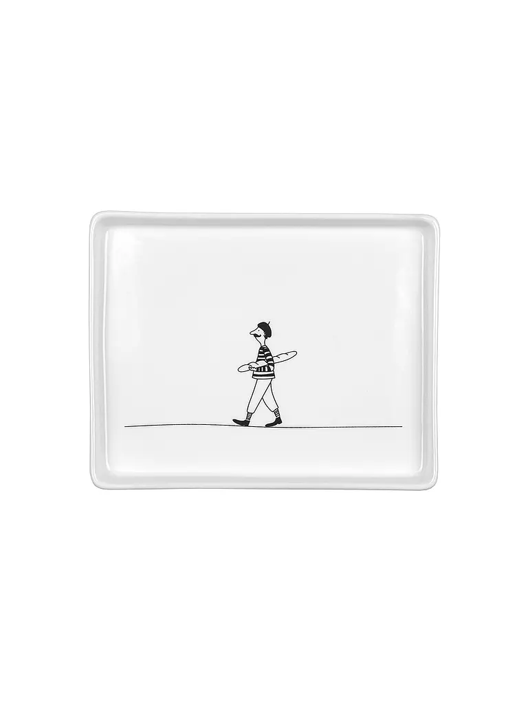 RAEDER | Mantequillera pequeña 125g Portador de sabor | Blanco