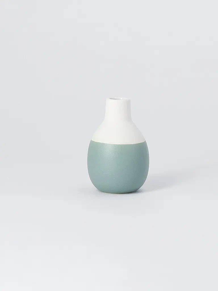RAEDER | Mini jarrones de botella, juego de 4, verde | 