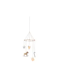 RAEDER | Mini móvil navideño 10x26cm Oro/Plata | Oro