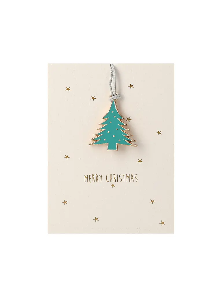 RAEDER | Navidad Deko MINI-ORNAMENT Árbol de Navidad | Oro