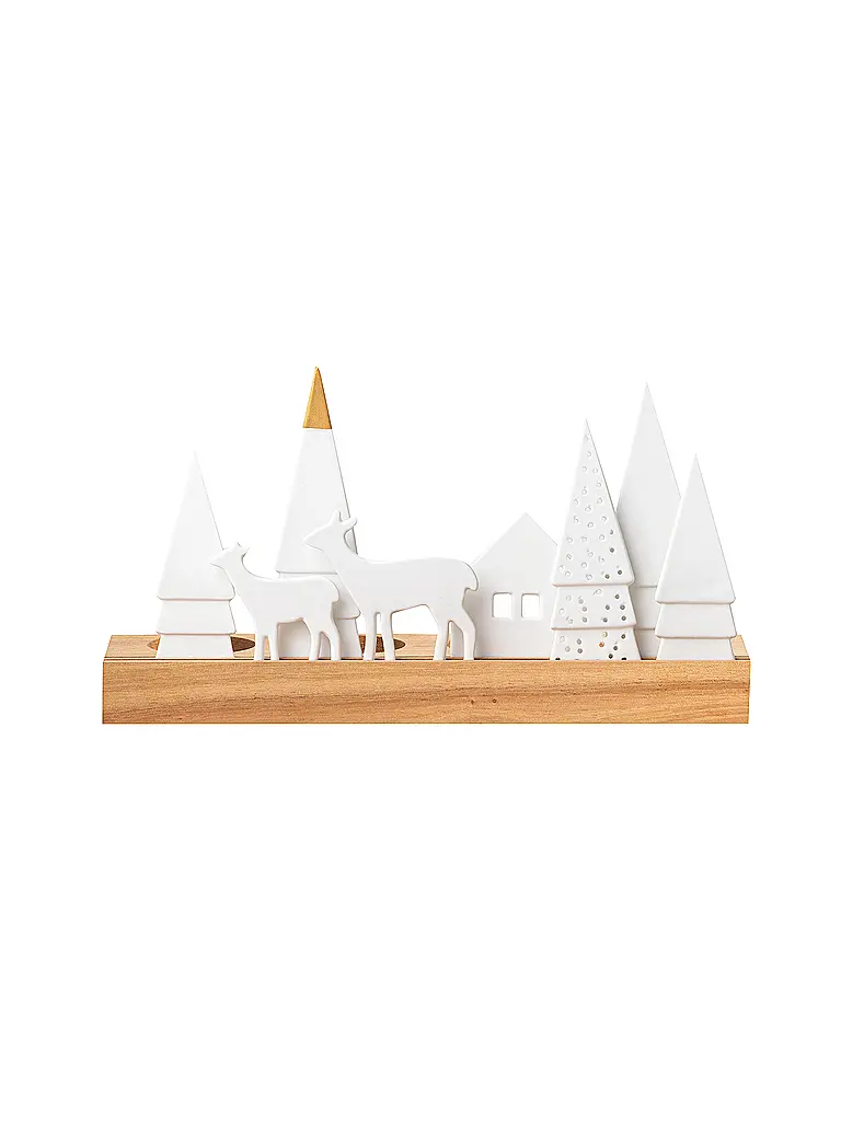 RAEDER | Objeto de luz navideño Bosque | Blanco