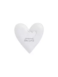 RAEDER | Plato de corazón Aimer Et Weiss | Blanco