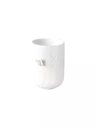 RAEDER | Portavelas MARIPOSA 6x9cm Blanco | Blanco