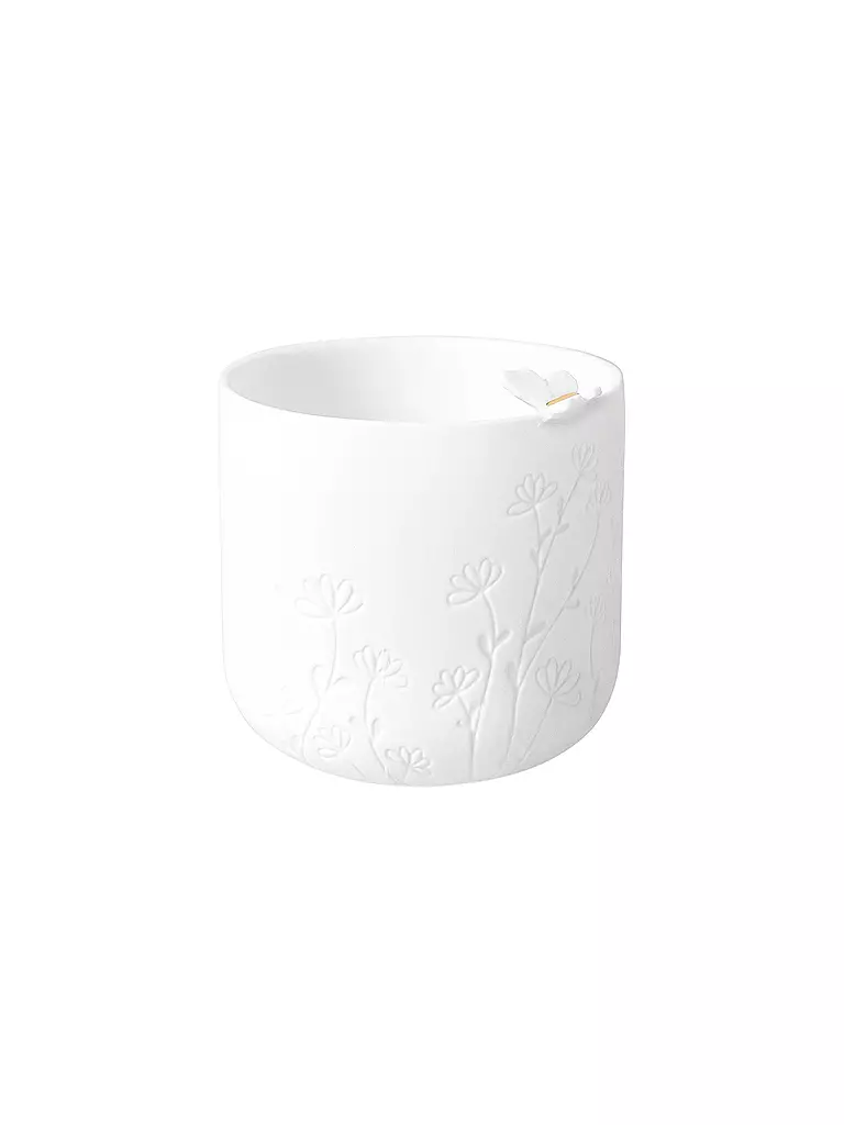 RAEDER | Portavelas MARIPOSA 7,2x7cm Blanco | Blanco