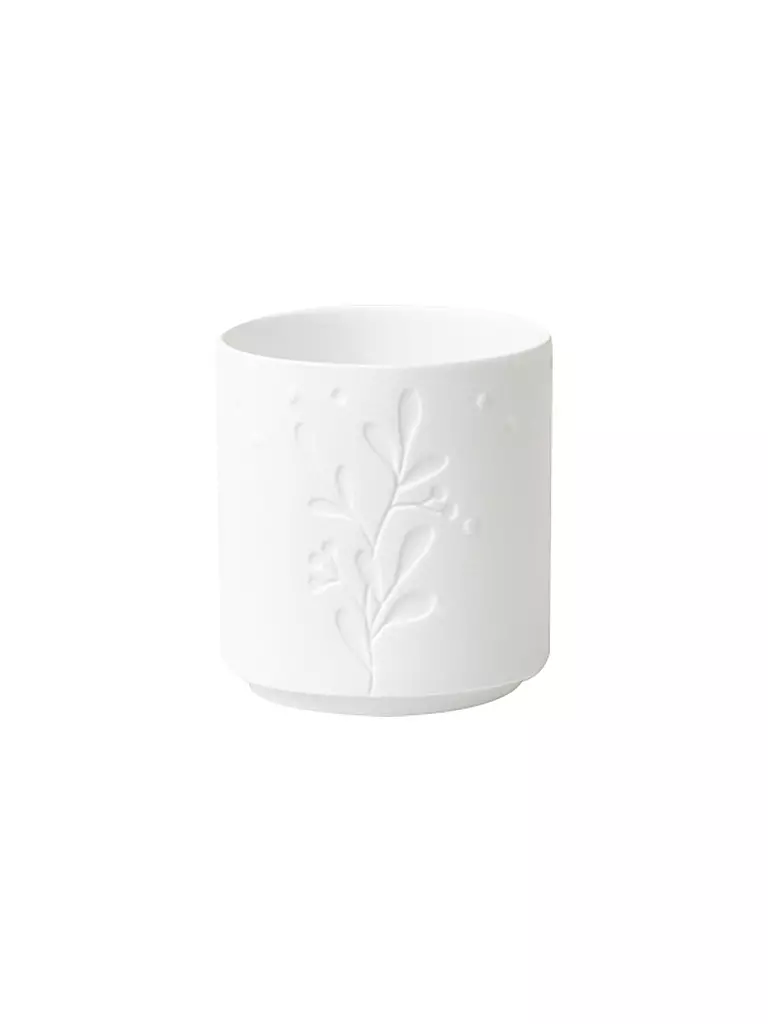 RAEDER | Portavelas WUNDERGARTEN 6,5x7cm Blanco | Blanco