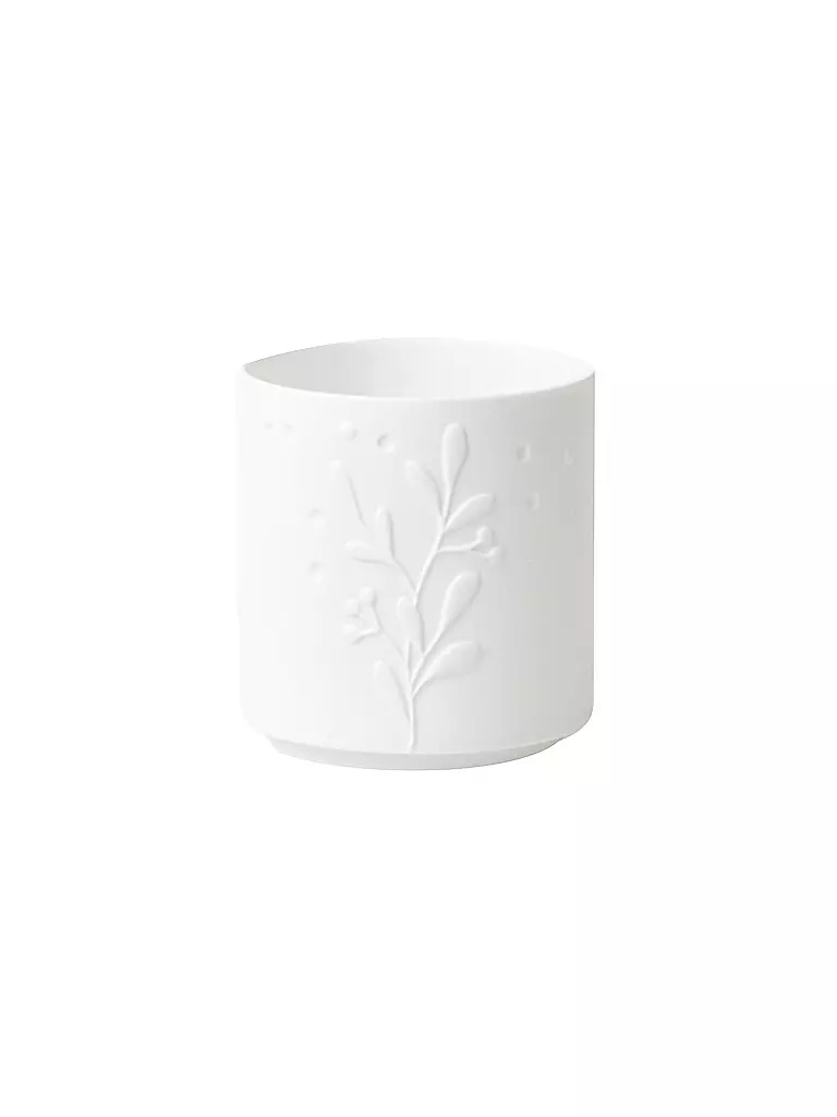 RAEDER | Portavelas WUNDERGARTEN 6,5x7cm Blanco | Blanco