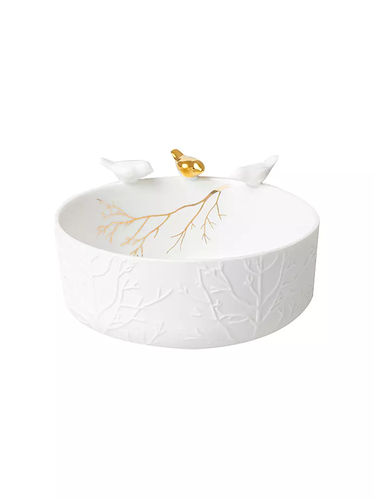 RAEDER | Porzellan Schale VOGELSCHWARM 12x6cm Weiss | Blanco