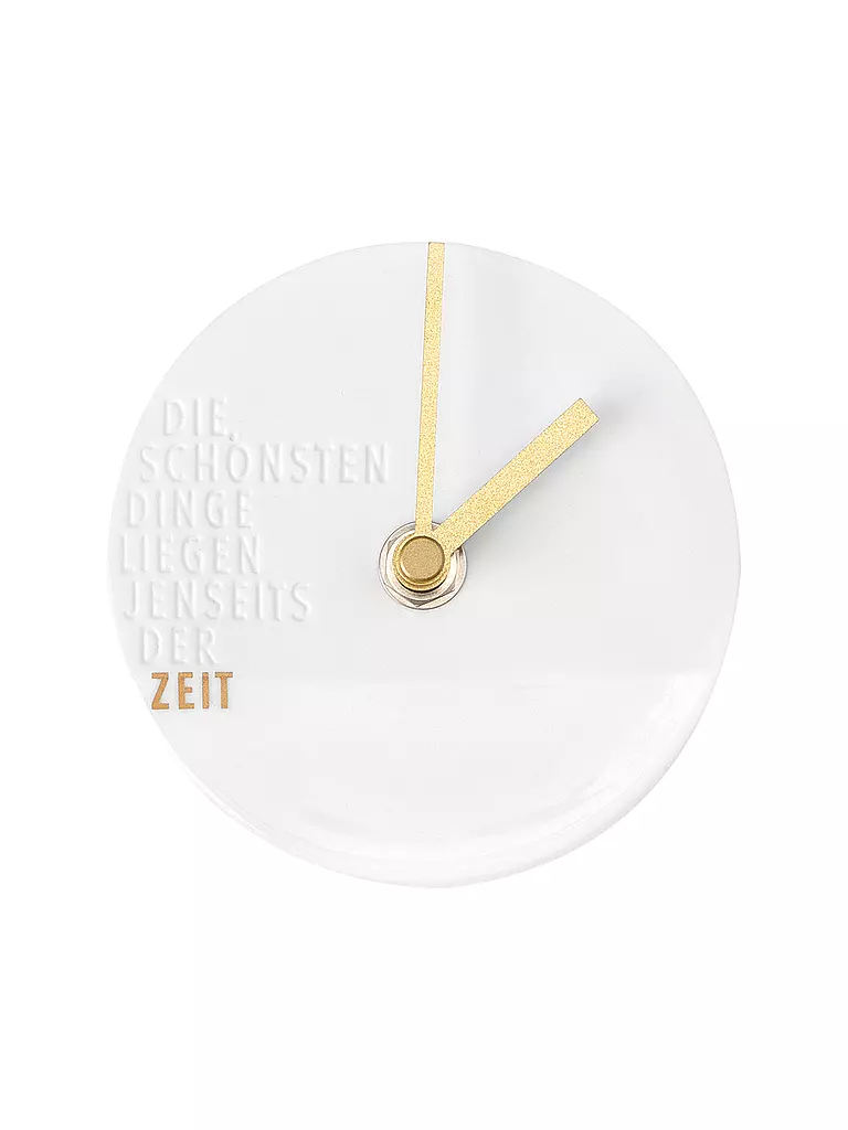 RAEDER | Reloj de pared 10cm LAS COSAS MÁS BONITAS | Blanco