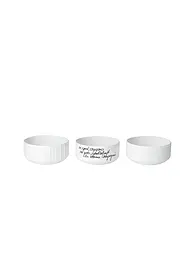 RAEDER | Schälchen 3er Set Häppchenweise | Blanco