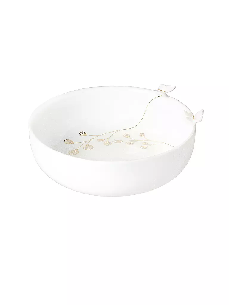RAEDER | Schale groß SCHMETTERLING 14x4cm Blanco | Blanco