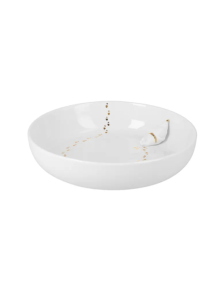RAEDER | Schale navideña Santas 20cm Traumland | Blanco