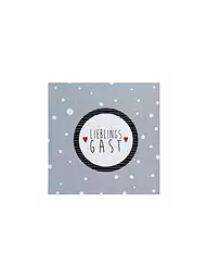 RAEDER | Servilletas de almuerzo 33x33cm LIEBLINGSGAST | Gris