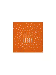 RAEDER | Servilletas de cóctel de 25x25 cm A NUESTRA SALUD Y LA VIDA | Rojo