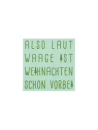 RAEDER | Servilletas navideñas de 25x25 cm | Verde claro