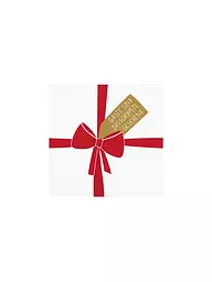 RAEDER | Servilletas navideñas de 33x33cm LOS INVITADOS SON LO MÁS BONITO | Blanco