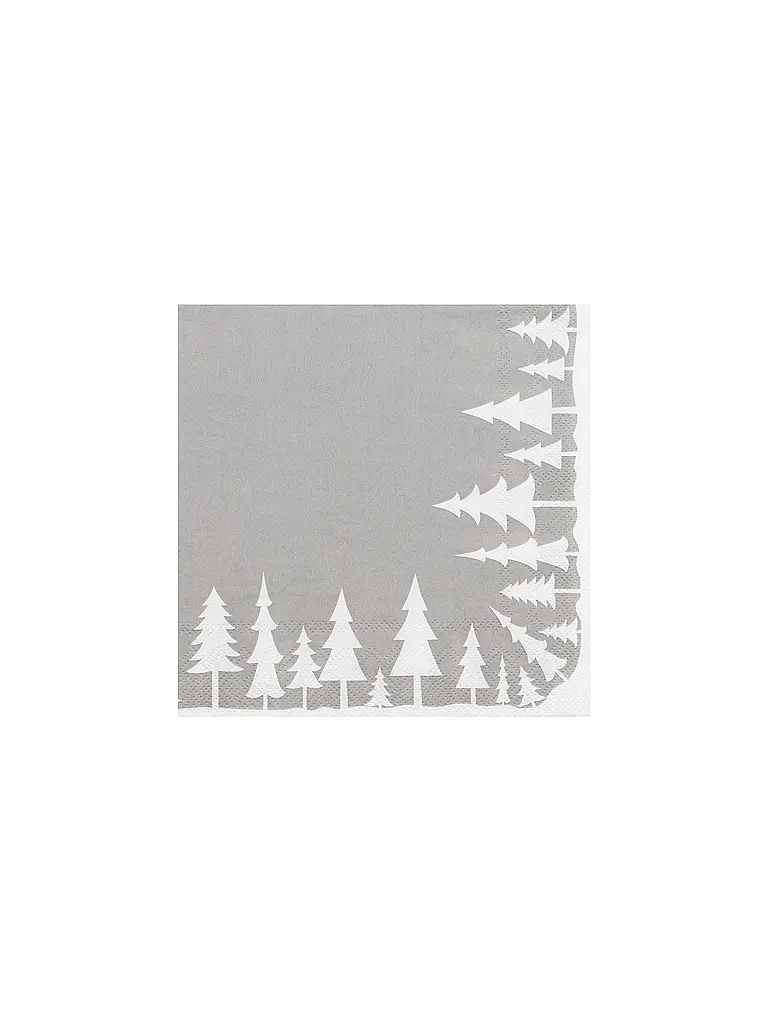 RAEDER | Servilletas navideñas de 33x33cm | Azul claro