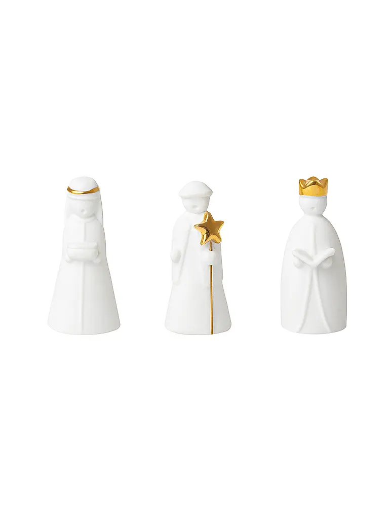 RAEDER | Sternsinger Set de 3 blanco | Blanco