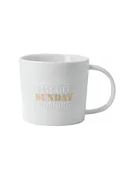 RAEDER | Taza - Taza de poesía 320ml Domingo por la mañana | Blanco