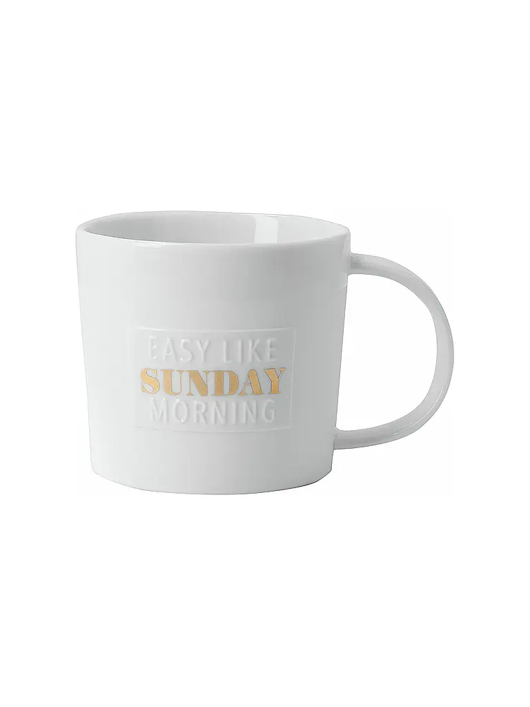 RAEDER | Taza - Taza de poesía 320ml Domingo por la mañana | Blanco