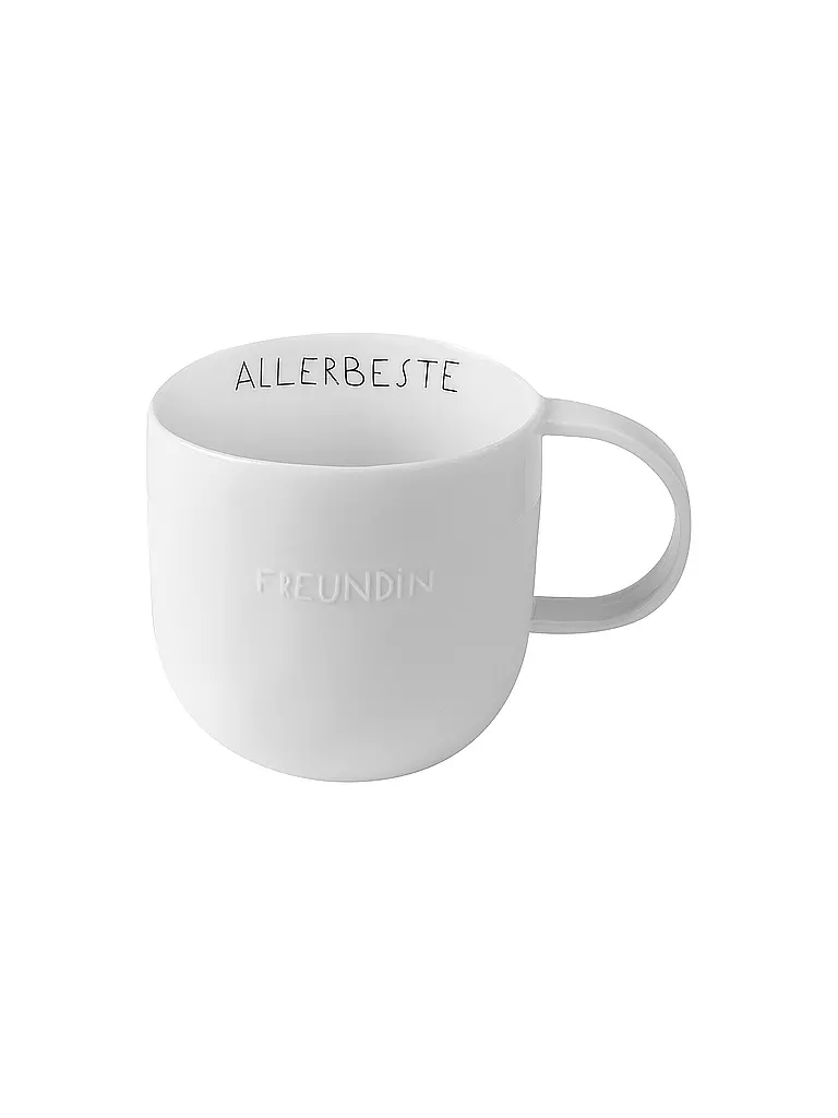 RAEDER | Taza 300ml BUENOS DÍAS Mejor Amiga | Blanco