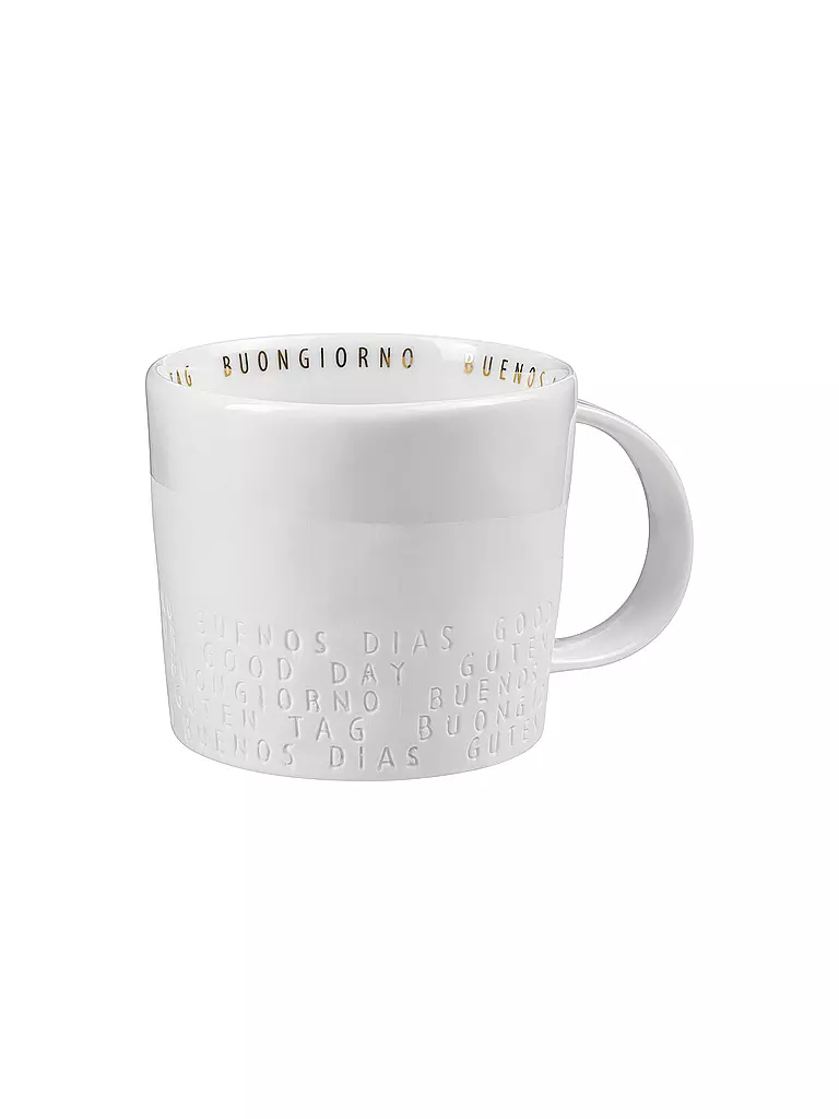 RAEDER | Taza Breakfast 0,25l "Guten Tag" | weiss